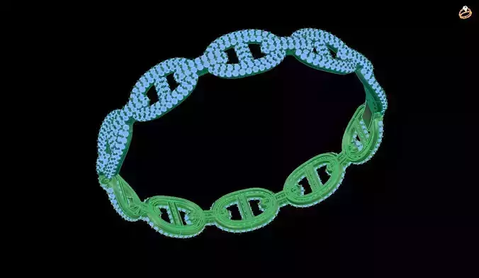 bracelet with diamonds