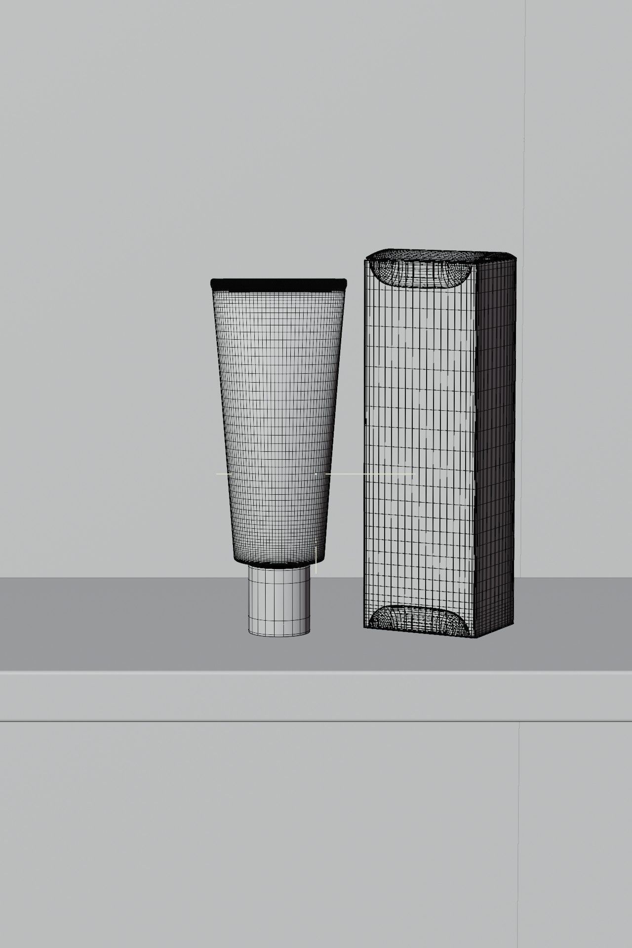 Lotion Package 3D model_1