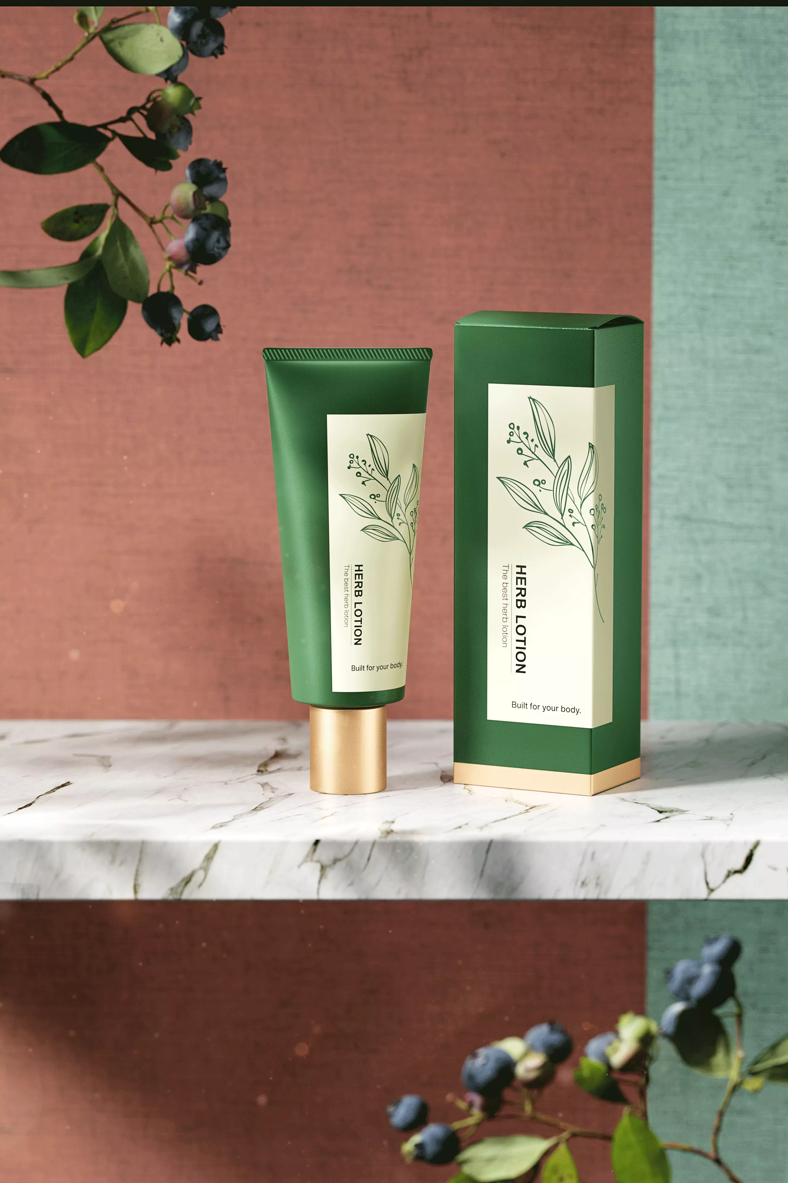 Lotion Package 3D model_0