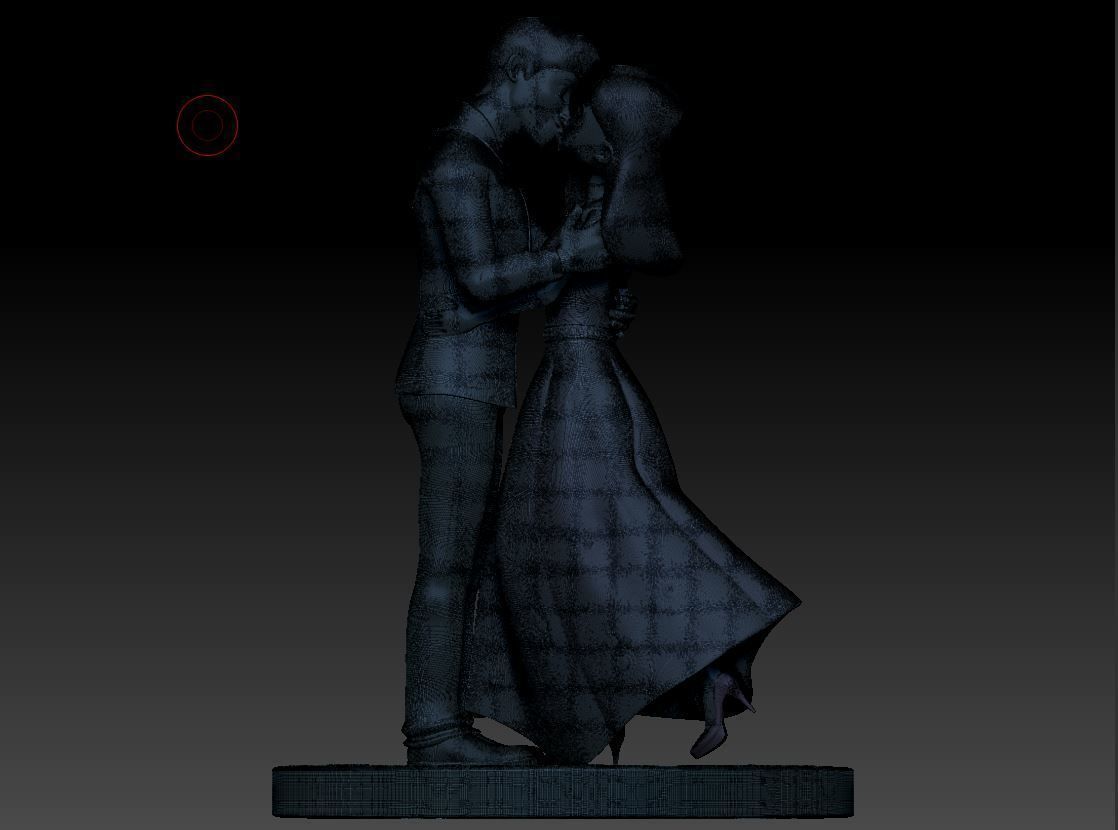 Cute Couple 3D print model 3D print model_11