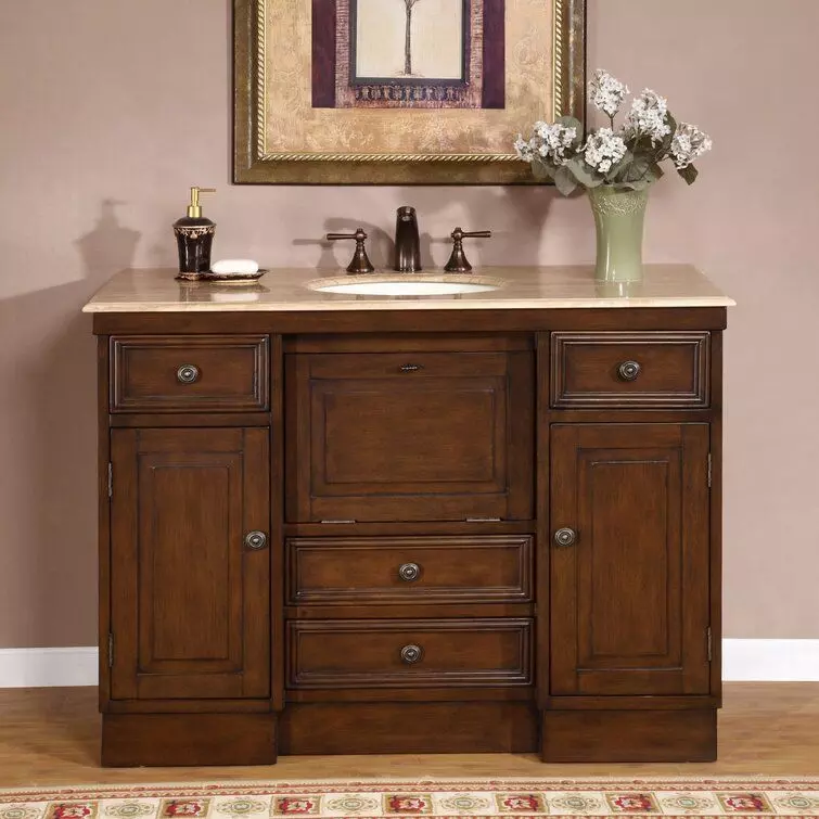 Single Bathroom Vanity Set 3D model
