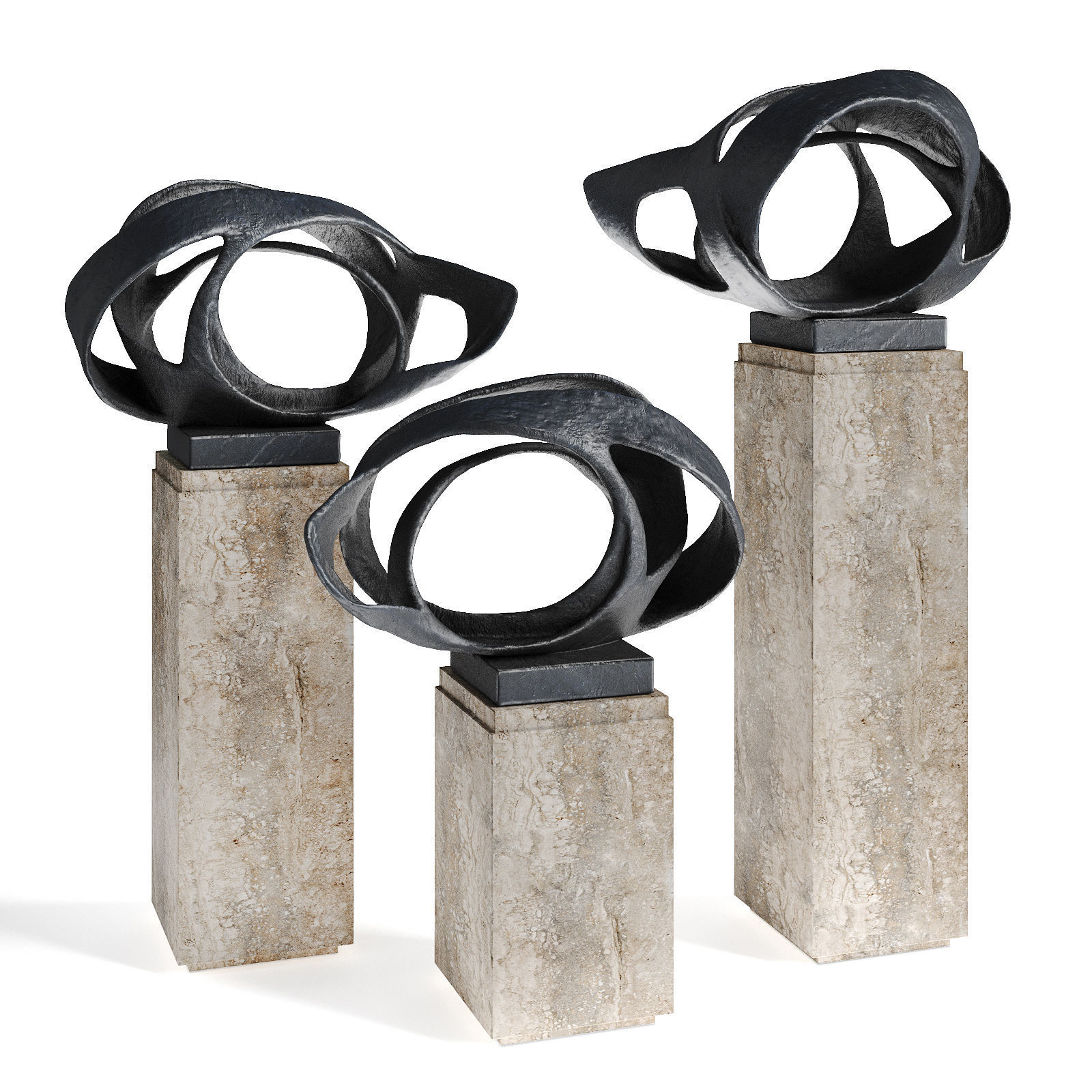 Barbara Hepworth Oval Form Trezion 3D model_3