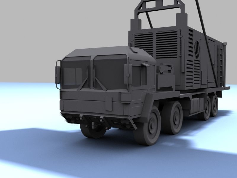TRML-3D camouflaged military vehicle Low-poly 3D model_12