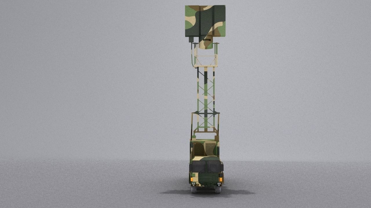 TRML-3D camouflaged military vehicle Low-poly 3D model_20