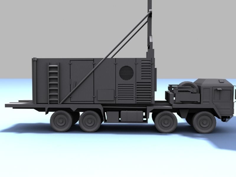 TRML-3D camouflaged military vehicle Low-poly 3D model_10
