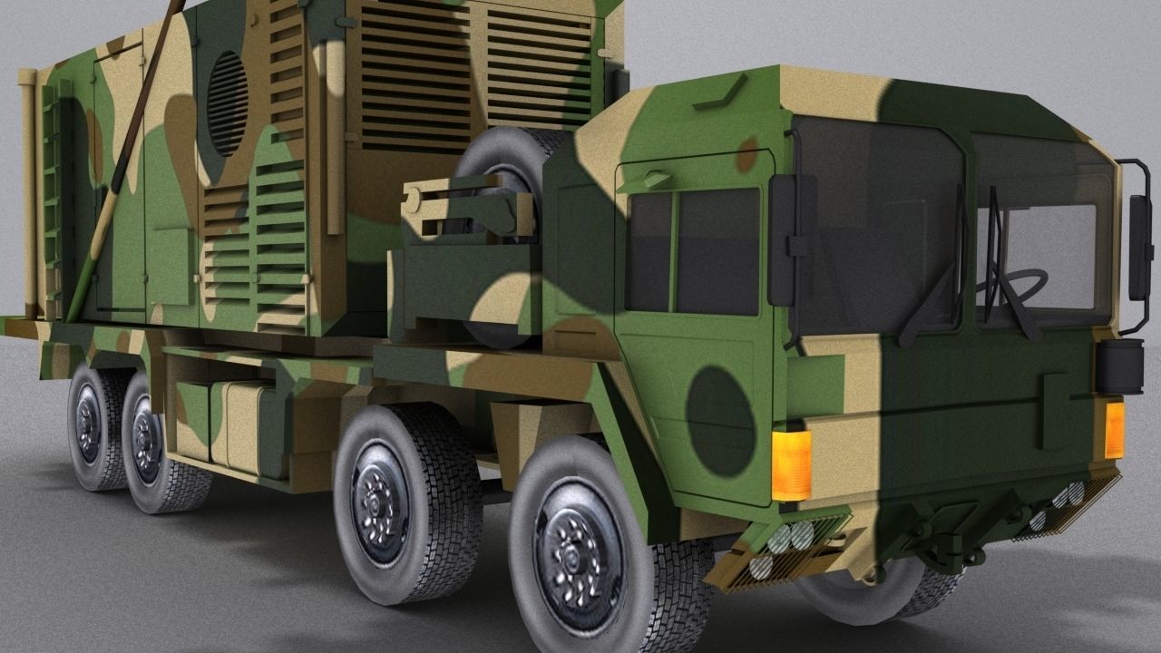 TRML-3D camouflaged military vehicle Low-poly 3D model_18