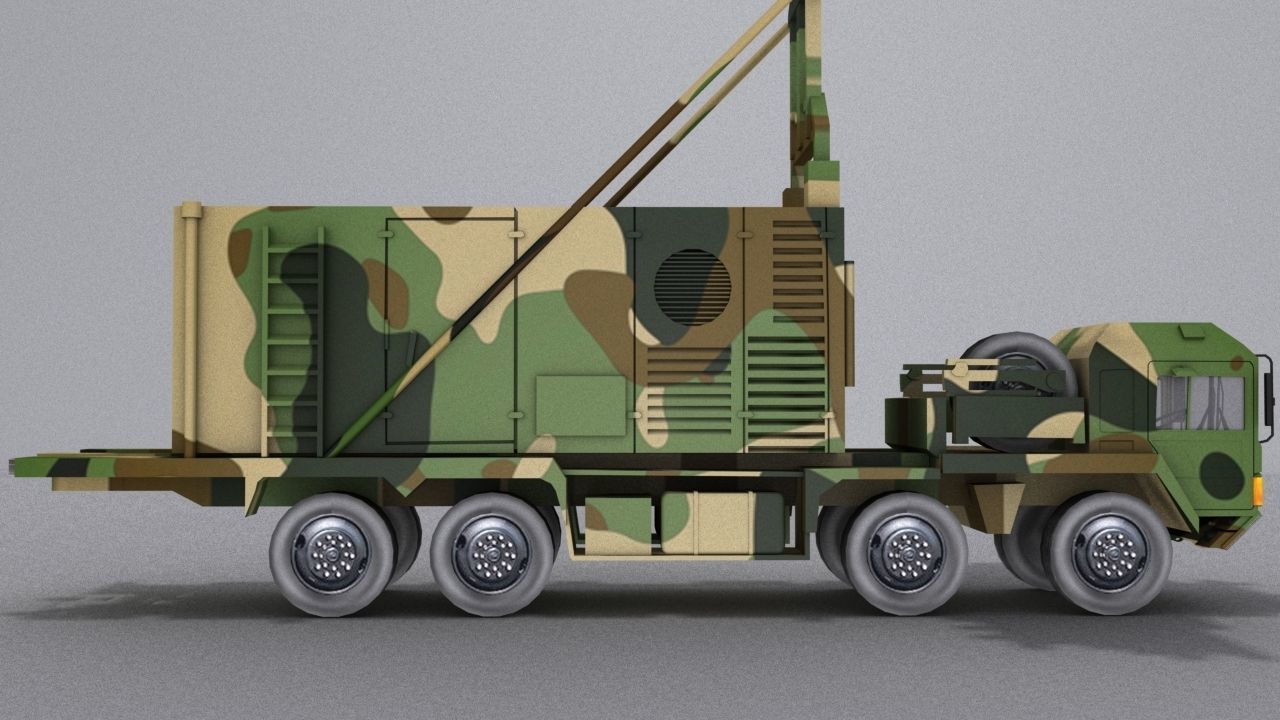 TRML-3D camouflaged military vehicle Low-poly 3D model_17
