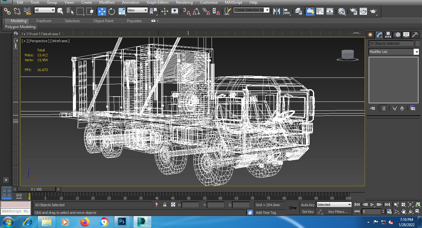 TRML-3D camouflaged military vehicle Low-poly 3D model_26