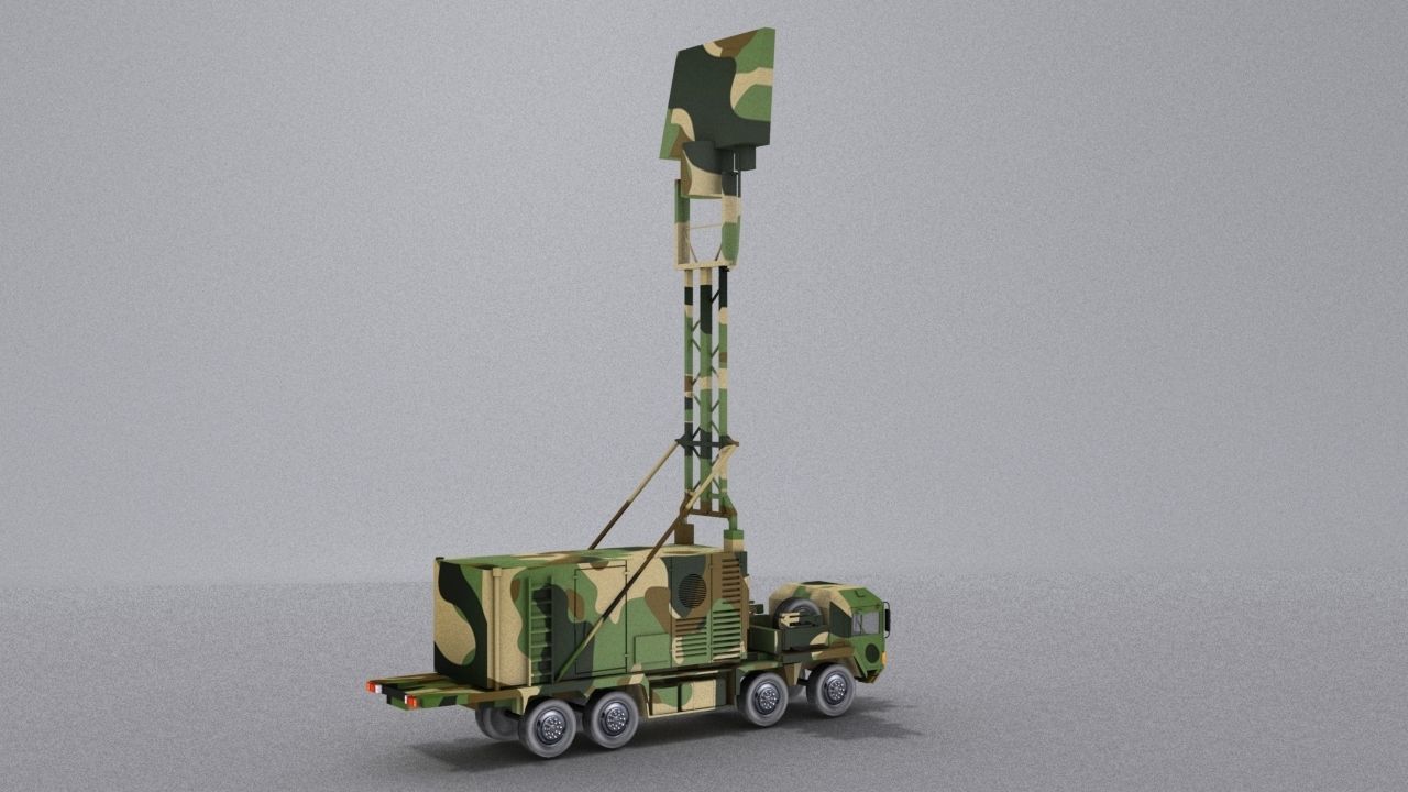 TRML-3D camouflaged military vehicle Low-poly 3D model_15