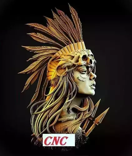 An Indian woman for CNC 