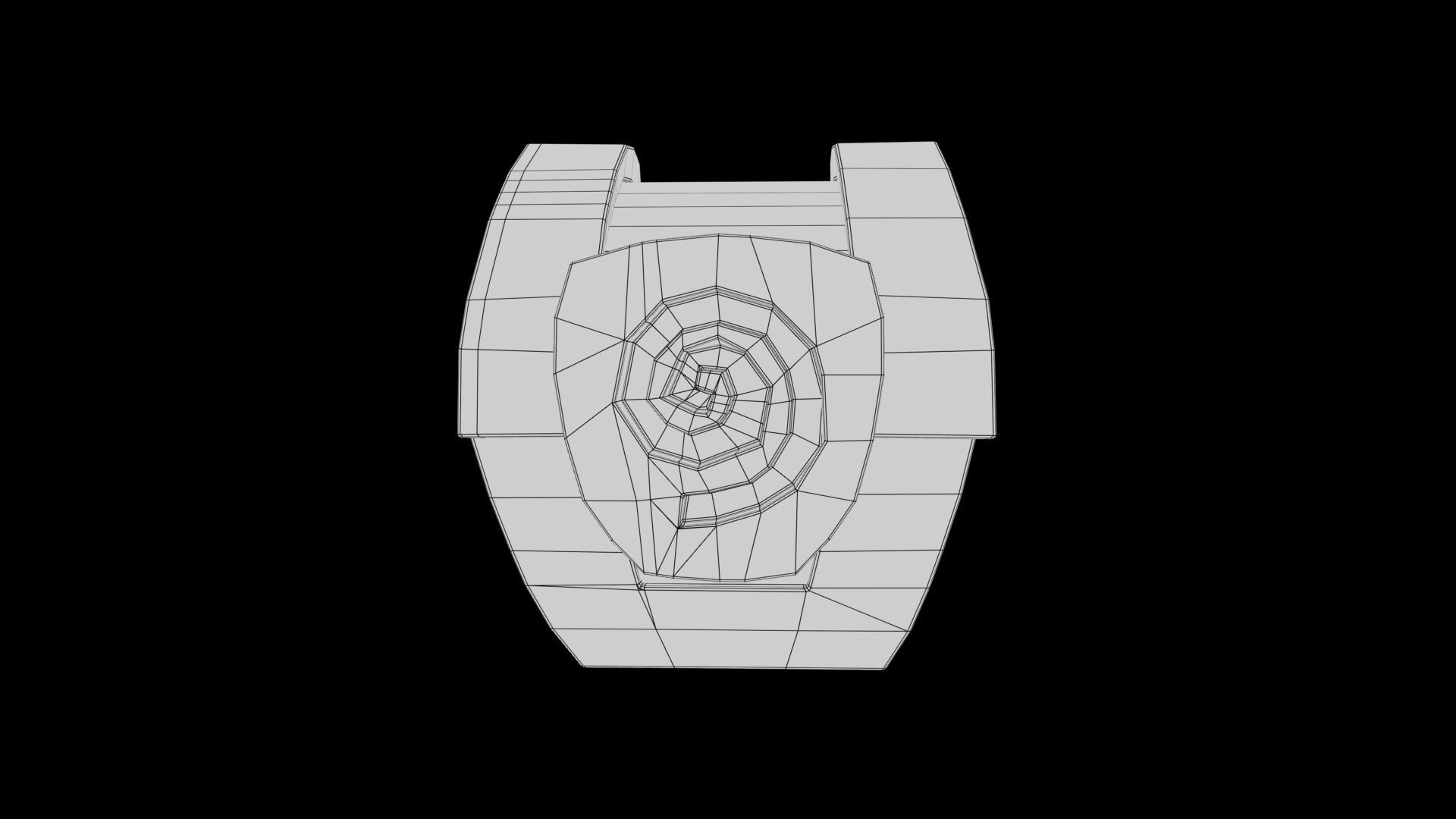 Stylized box Low-poly 3D model_5