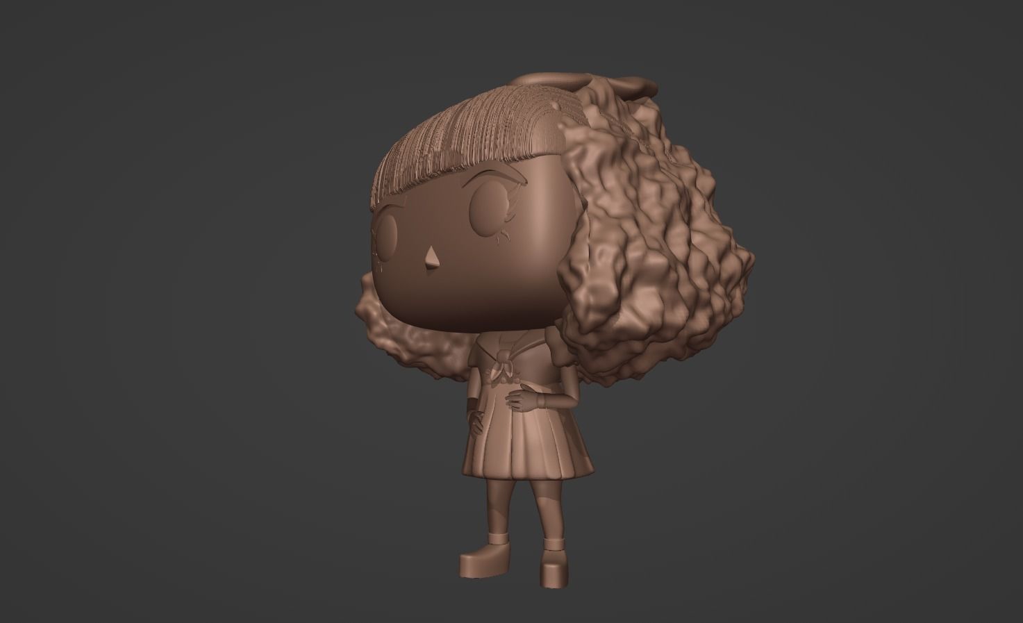 Baby Doll Girl Custom Pop DIY 3D print model_11