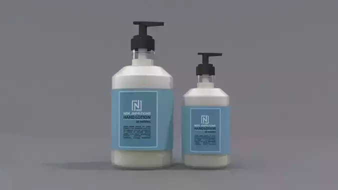 Hand Lotion 3D Model