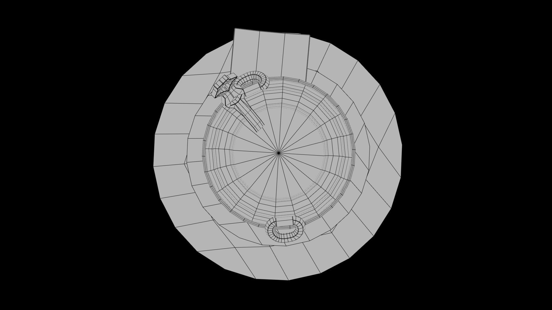  Stylized kitchen Low-poly 3D model_9