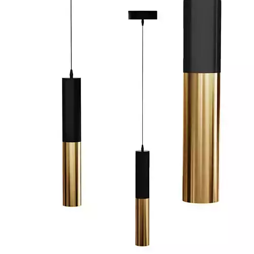 Oralie Pendant Light Brass  Black