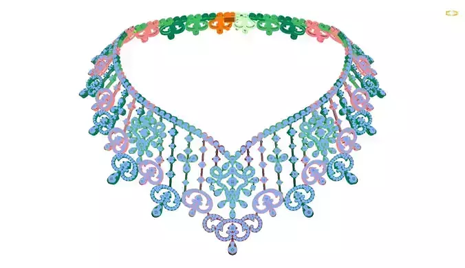 necklace colorful