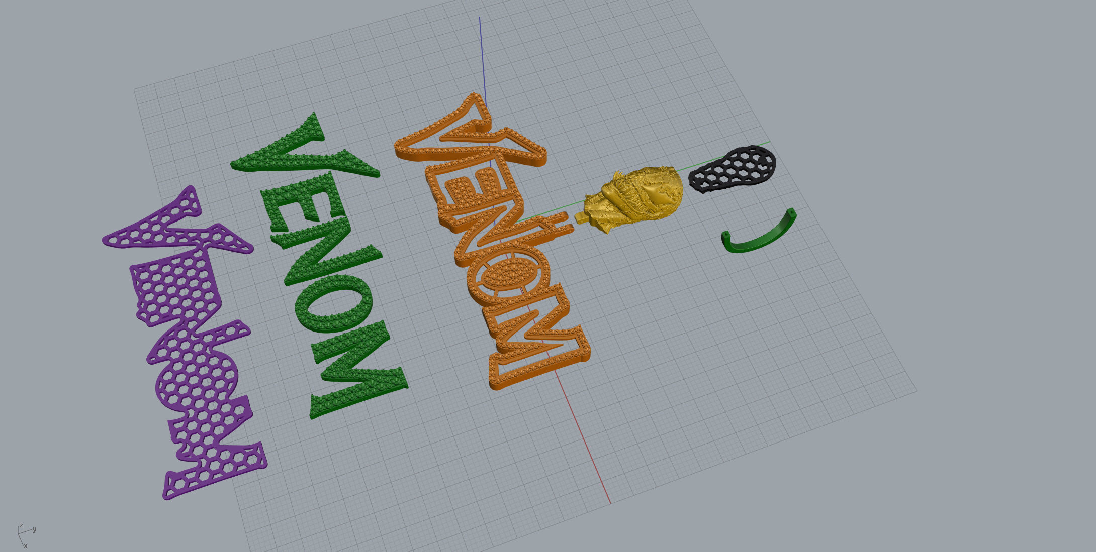 VENOM Custom 3D print model_11