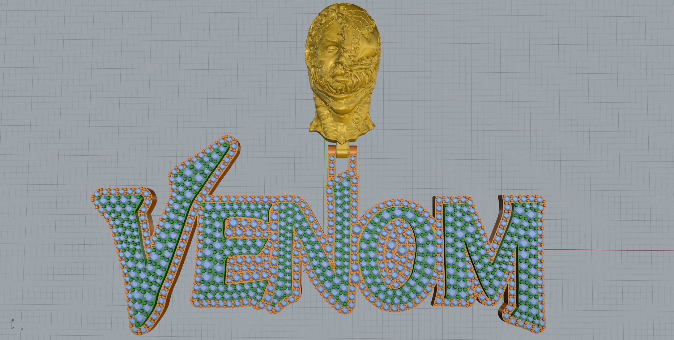 VENOM Custom 3D print model_8