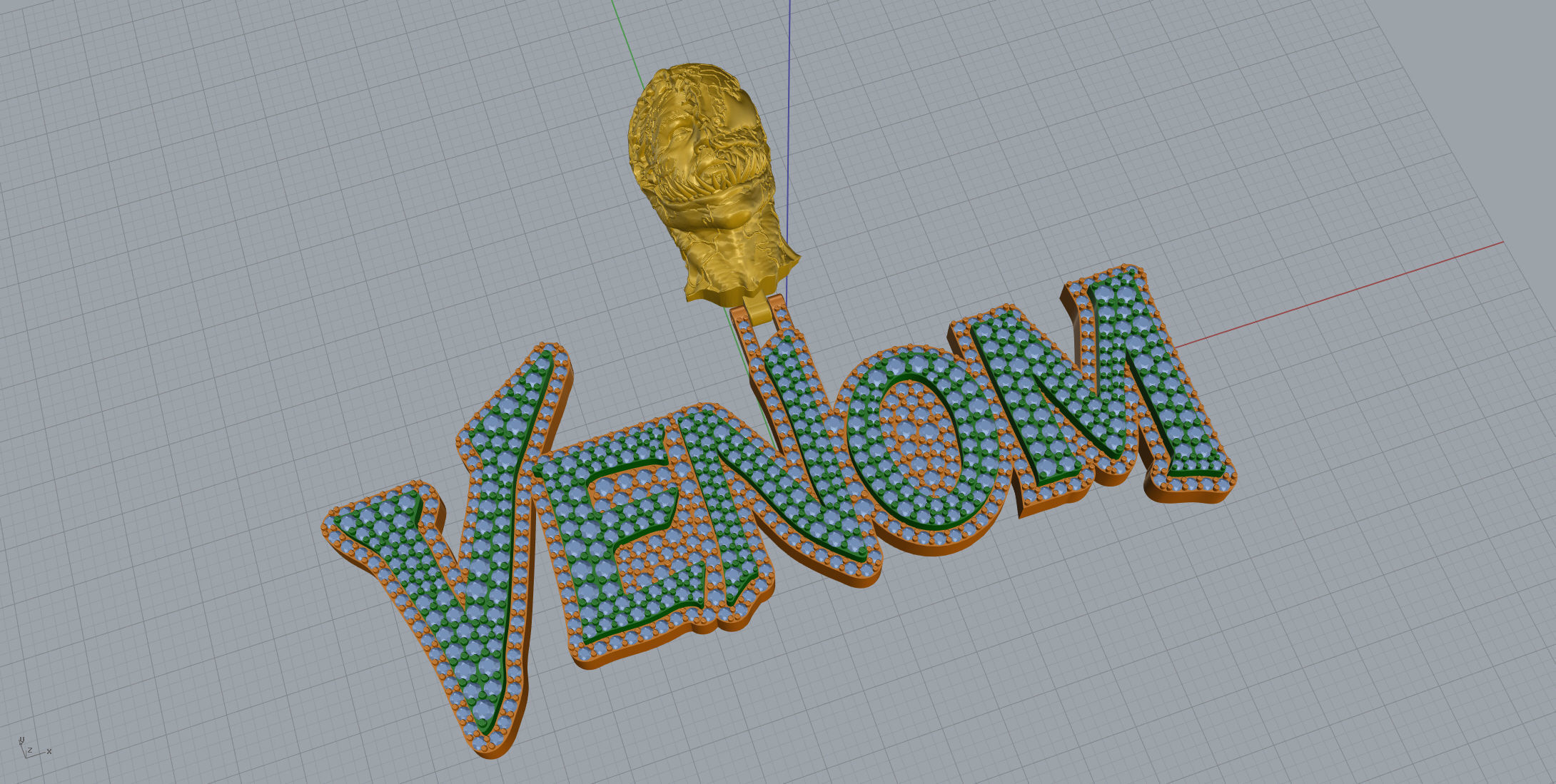 VENOM Custom 3D print model_4