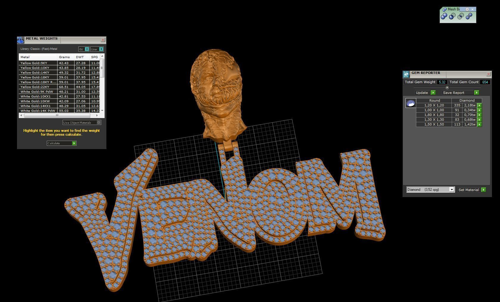 VENOM Custom 3D print model_14