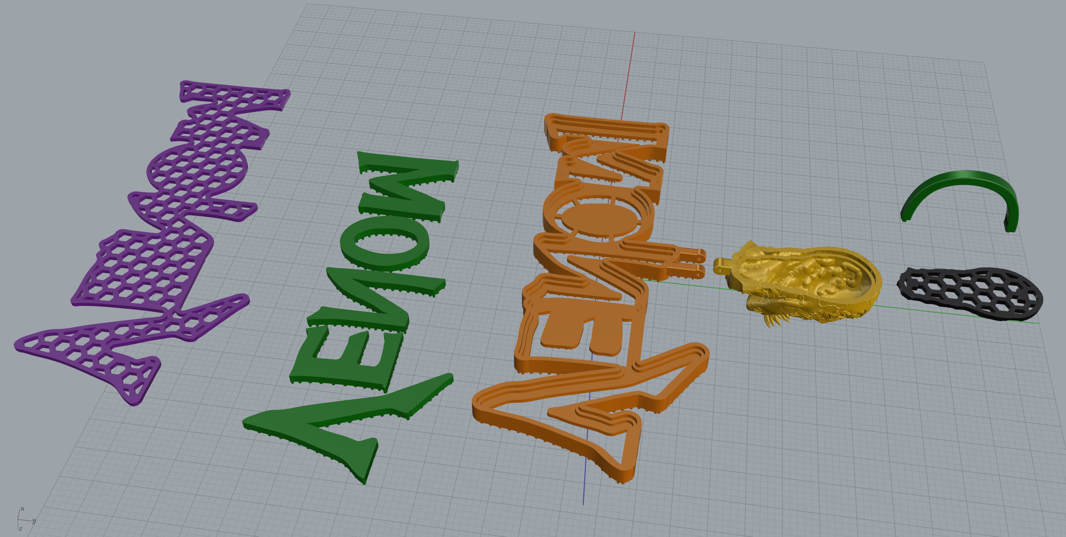 VENOM Custom 3D print model_3