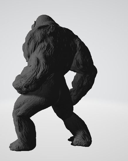 King Kong 3D Model Stl Print 3D print model_2