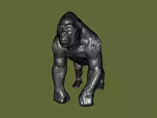 Gorilla 3D model for printing 3D print model