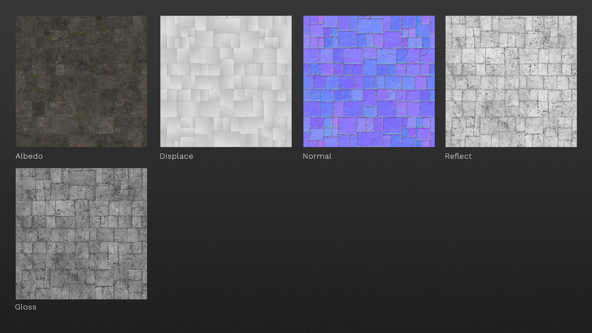 Rough stone pavement Texture_4