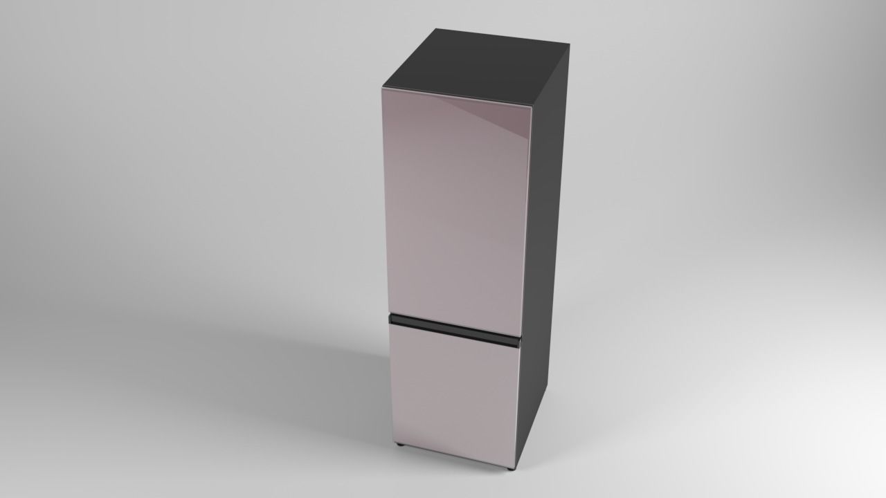 Refrigerator 1 modern bathroom cabinet 3D model_2