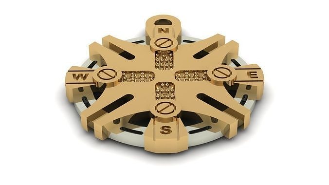 Compass pendant-DIJE BRUJULA REF BRU 005 3D model