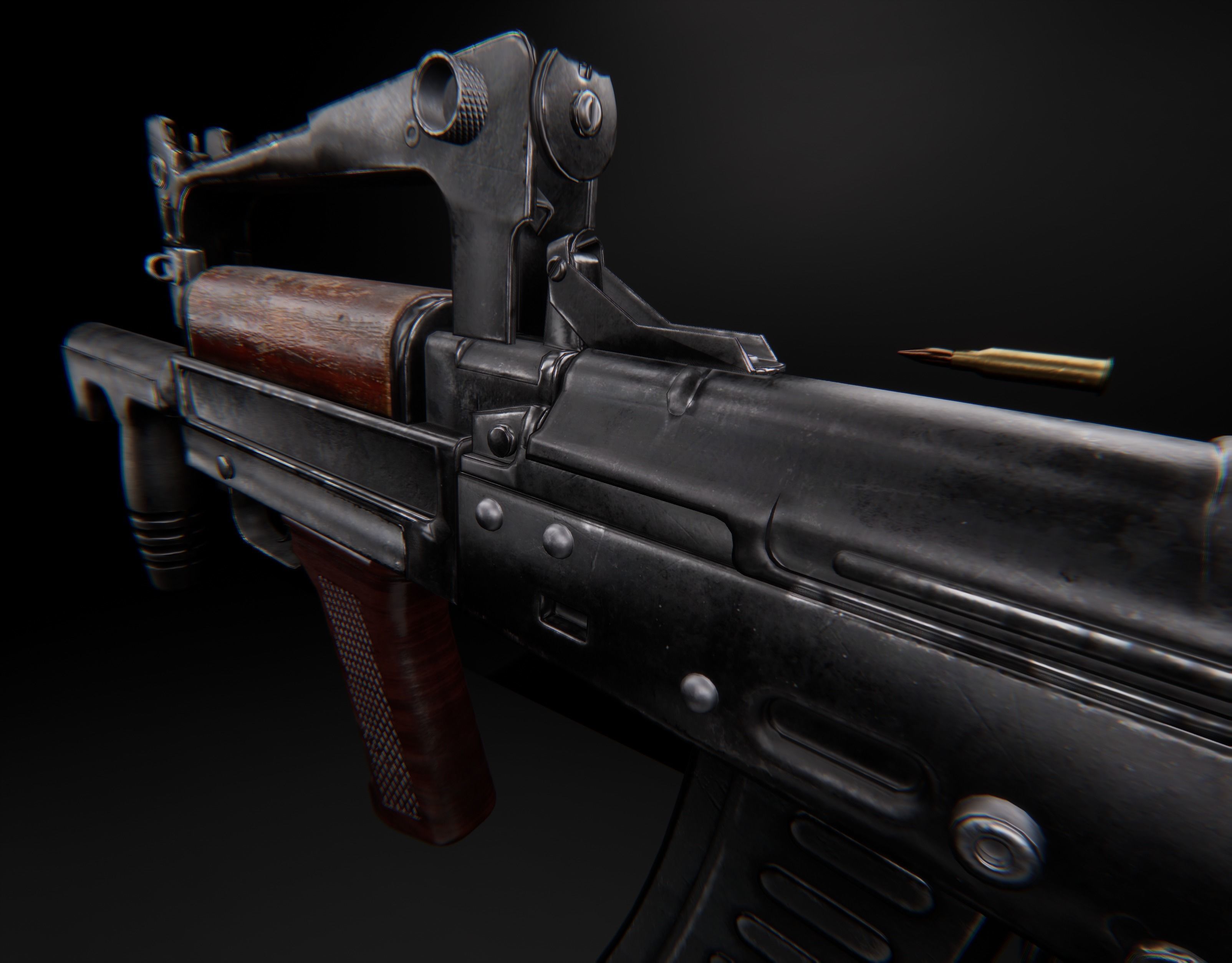 AAA GROZA Game Ready PBR Low-poly 3D model_2