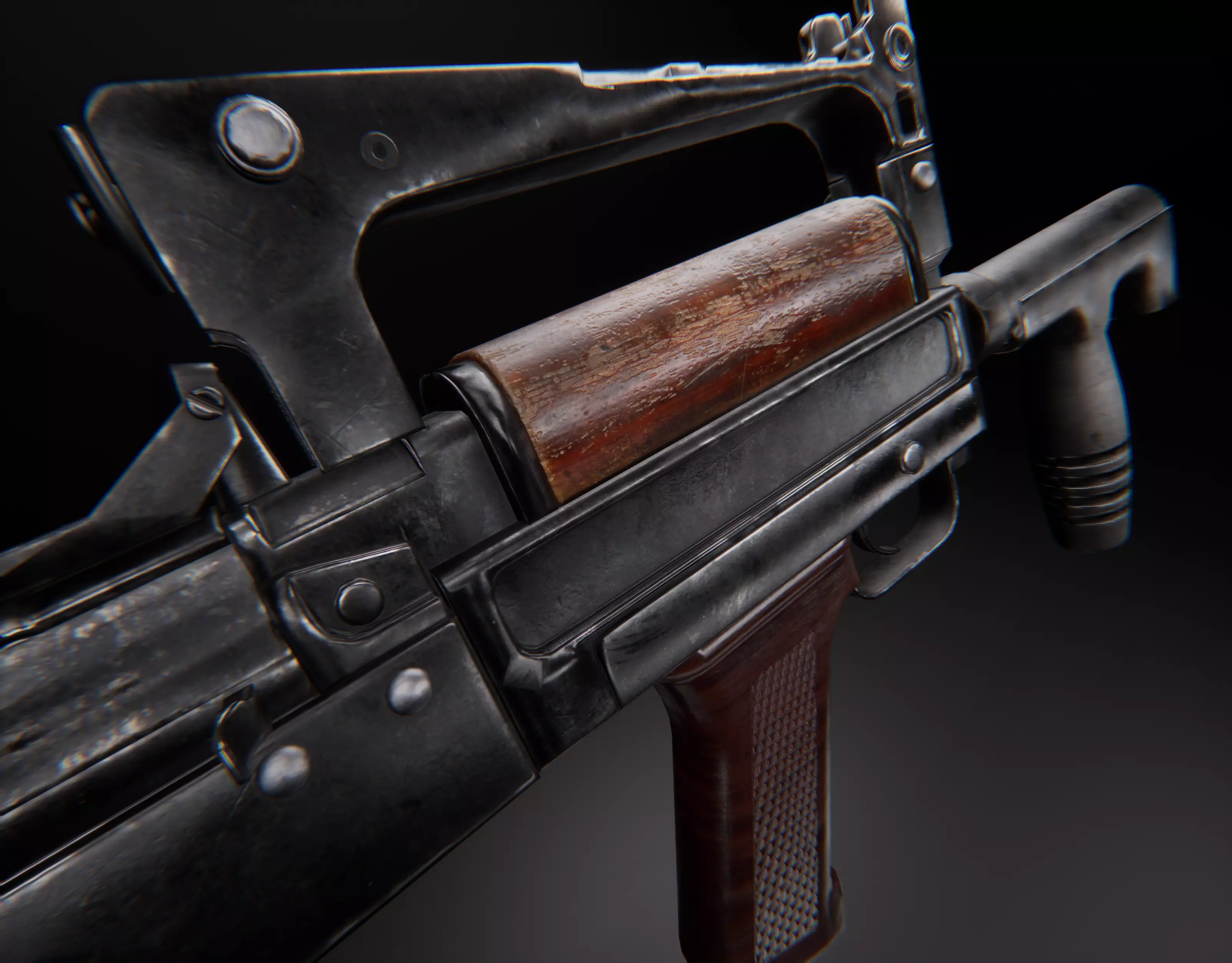 AAA GROZA Game Ready PBR Low-poly 3D model_0
