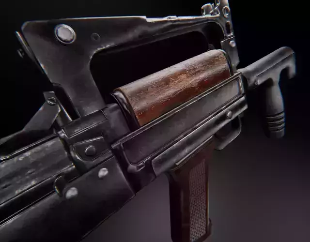 AAA GROZA Game Ready PBR Low-poly 3D model