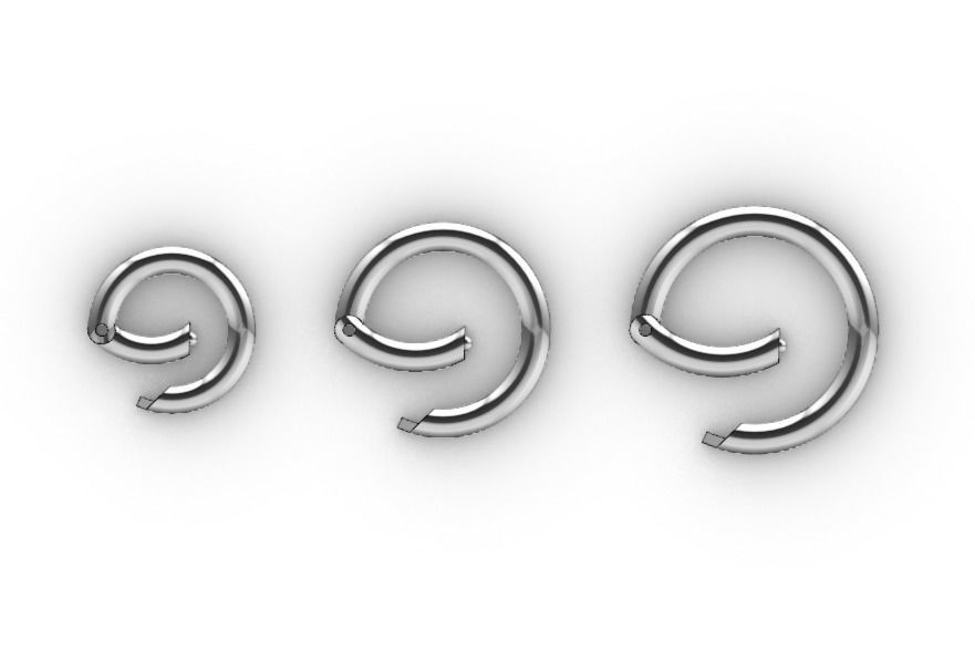 Removable links - round 3D print model_7