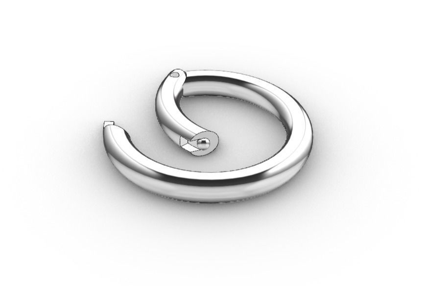 Removable links - round 3D print model_4