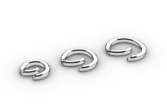 Removable links - round 3D print model_1