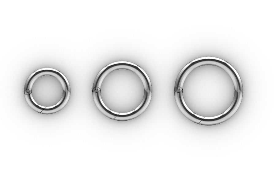 Removable links - round 3D print model_6