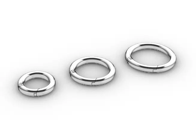 Removable links - round 3D print model_0