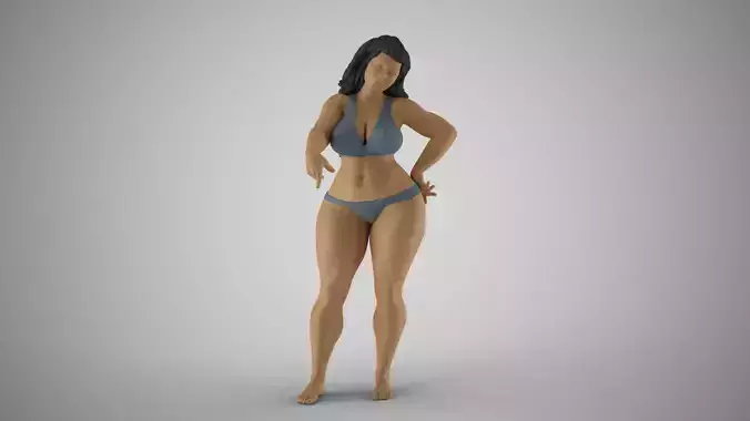 Woman Calling Here 3D print model