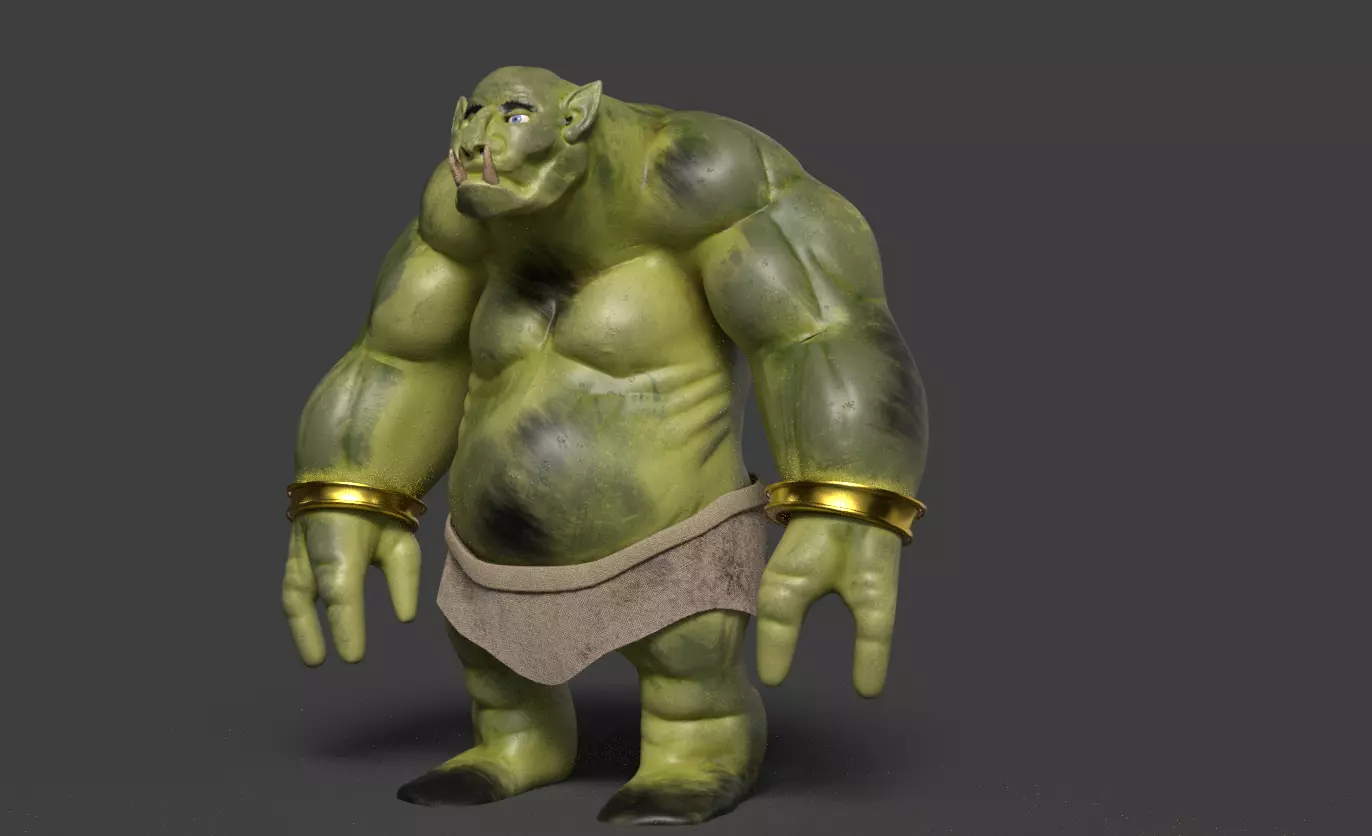 orc fantasy 3D model