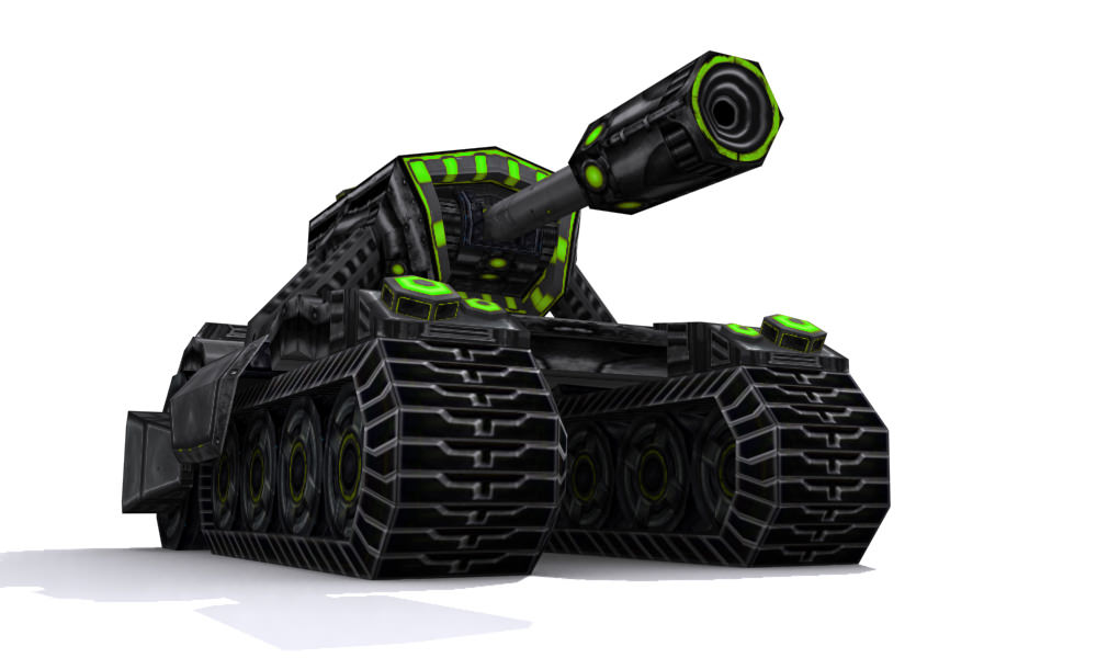 Future combat vehicle collection Low-poly 3D model_39