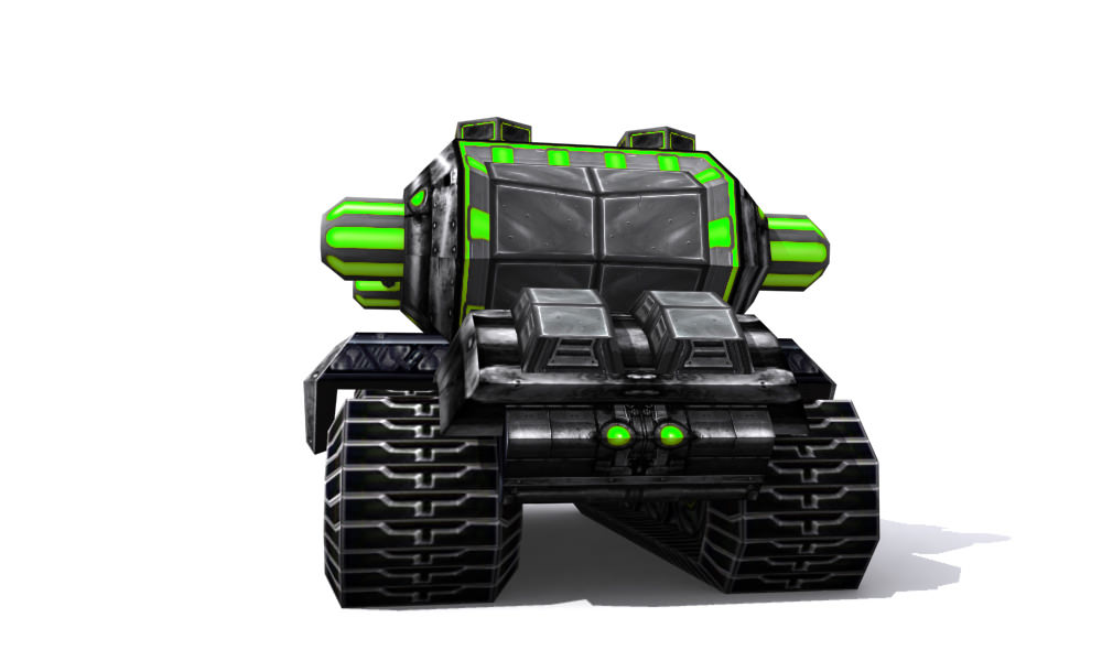 Future combat vehicle collection Low-poly 3D model_14