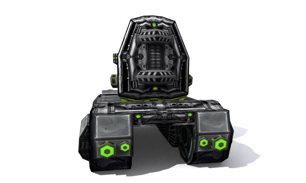 Future combat vehicle collection Low-poly 3D model_49