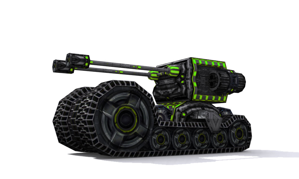 Future combat vehicle collection Low-poly 3D model_56