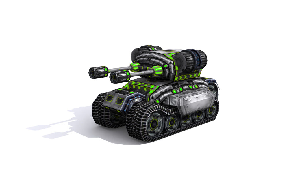 Future combat vehicle collection Low-poly 3D model_15