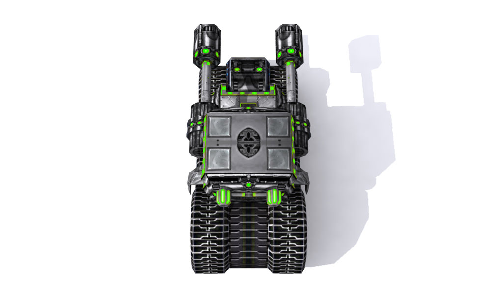 Future combat vehicle collection Low-poly 3D model_62