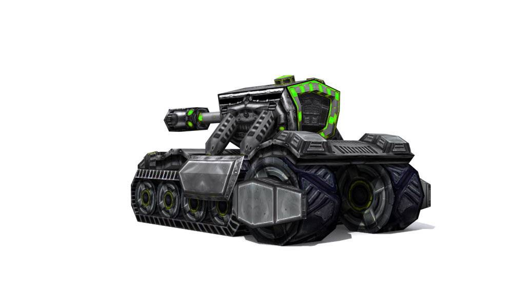 Future combat vehicle collection Low-poly 3D model_35