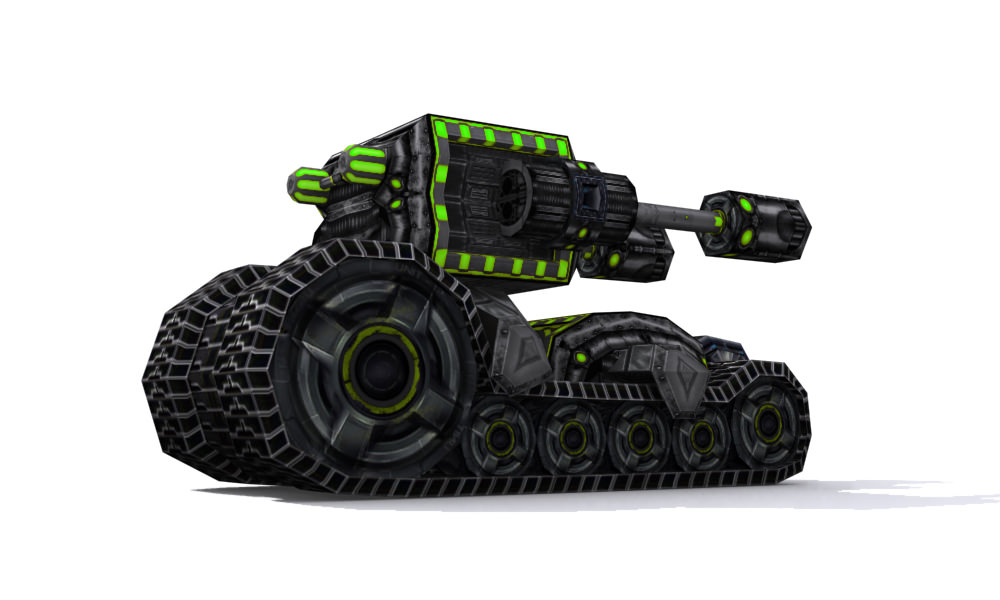 Future combat vehicle collection Low-poly 3D model_63