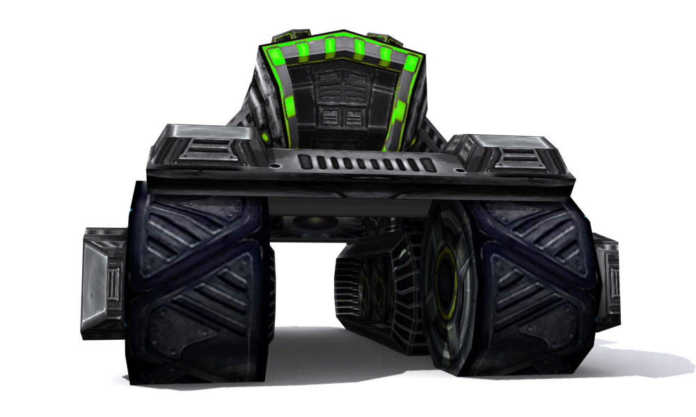 Future combat vehicle collection Low-poly 3D model_42