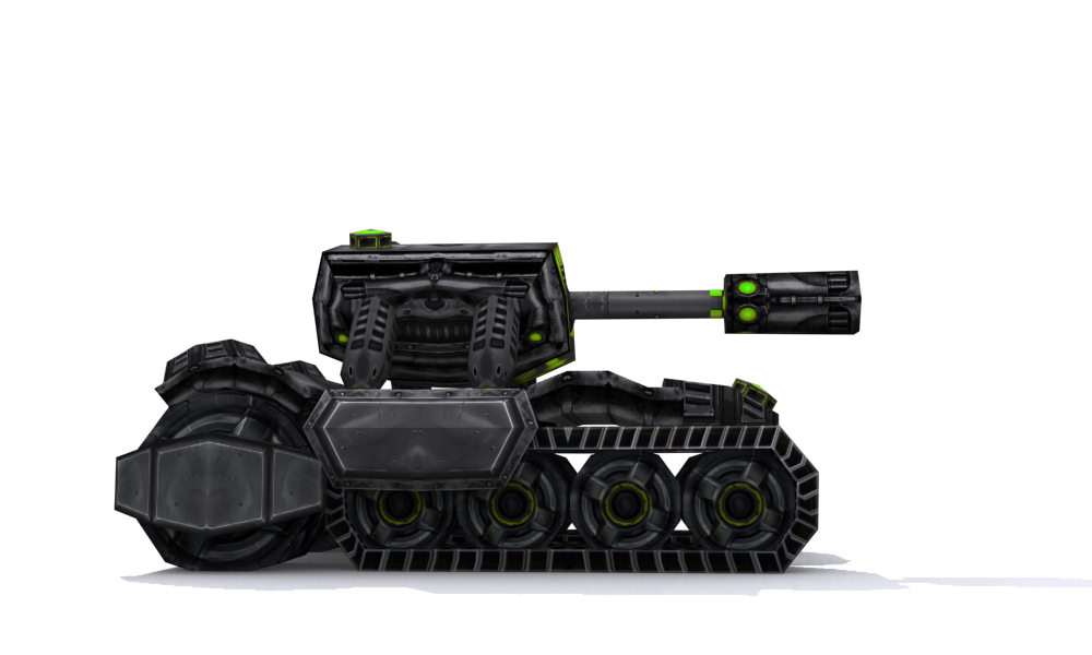 Future combat vehicle collection Low-poly 3D model_40